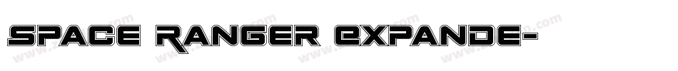 Space Ranger Expande字体转换